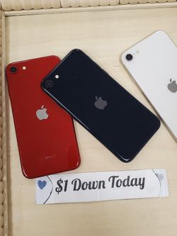 Apple iPhone SE 3rd Gen  - $1 DOWN TODAY, NO CREDIT NEEDED