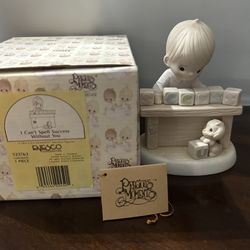 Precious moments I can’t spell success without you figurine