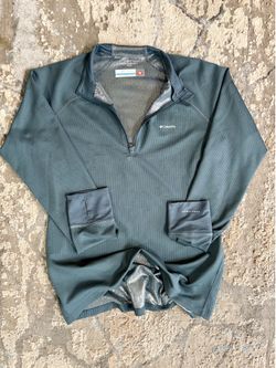 Columbia Sportswear Men’s Long-Sleeve Performance Top Omni-Heat Heavyweight Size Large