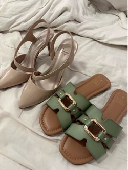 Size 6 women’s sandals and heels