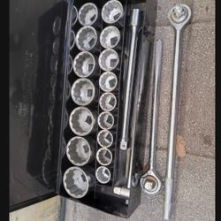 Jumbo Sae Socket Set 1"