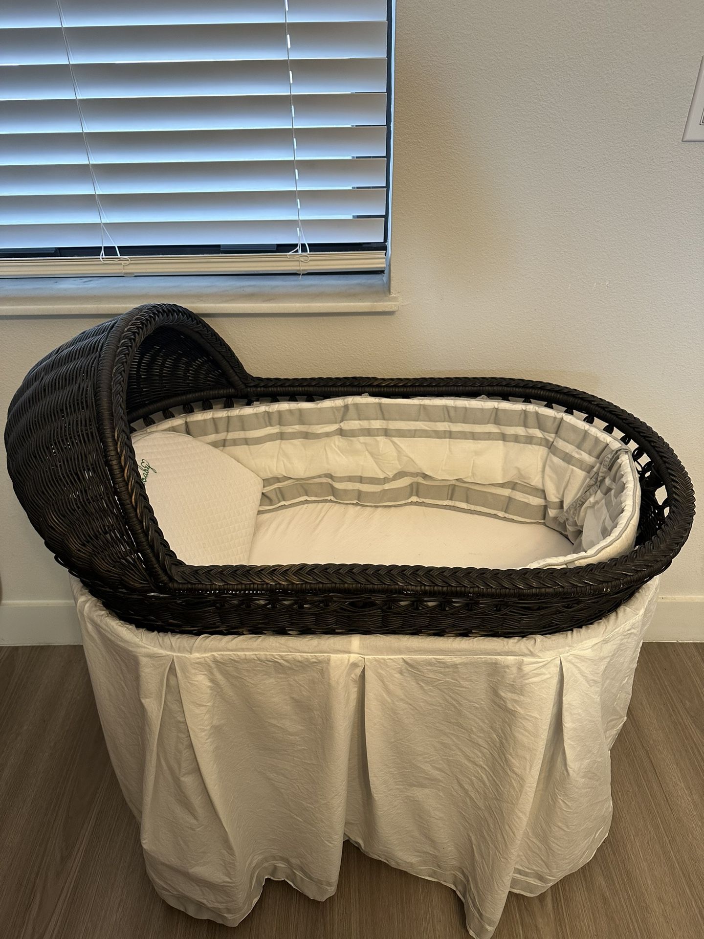 Pottery Barn Bassinet and Skirt - $300 OBO - Over $500 New
