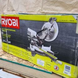Ryobi 15 Amp 10 in. Corded Sliding Compound Miter Saw with LED Cutline Indicator