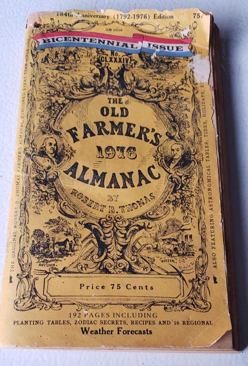 Vintage Old Farmers Almanac 