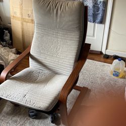 IKEA Chair w- Ottoman