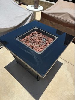 Outdoor bundle - outdoor chairs, propane fire pit AND POOL!