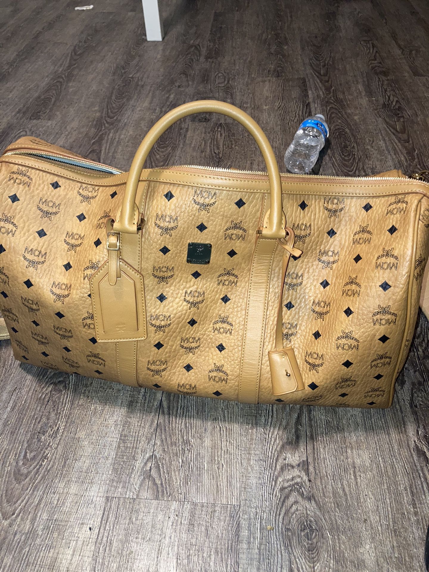 Mcm Large Traveler Weekender Bag in Visetos