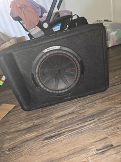 12 inch Kicker Sub with black box