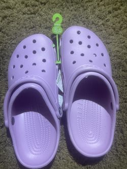 lavender crocs