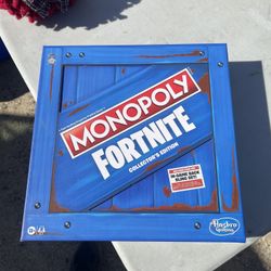 Monopoly: Fortnite Collector's Edition board game. Not sealed but never used 