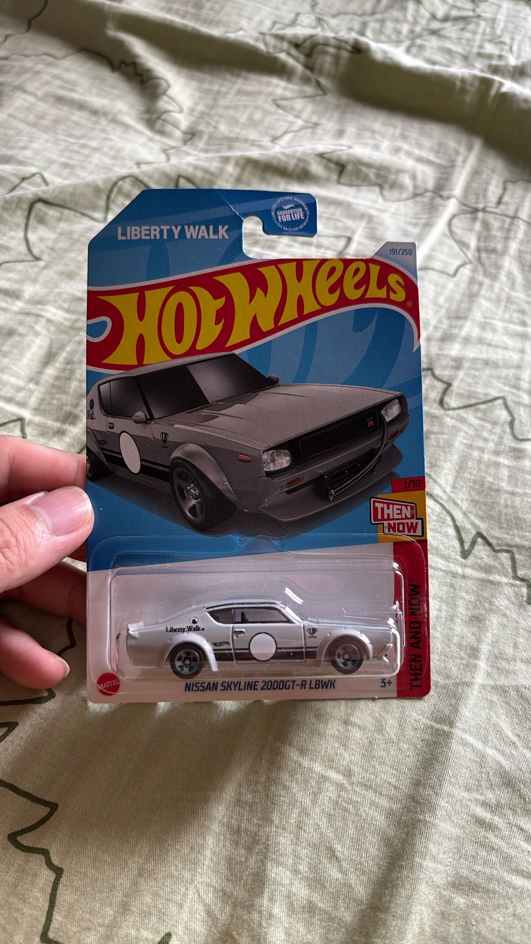 Hot wheels Nissan Skyline 2000Gtr Lbwk