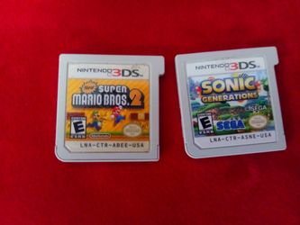 Mario and Sonic for 3ds $20/ each
