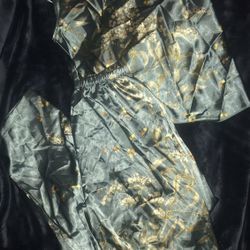 Womens Silk Sleepwear Sz S