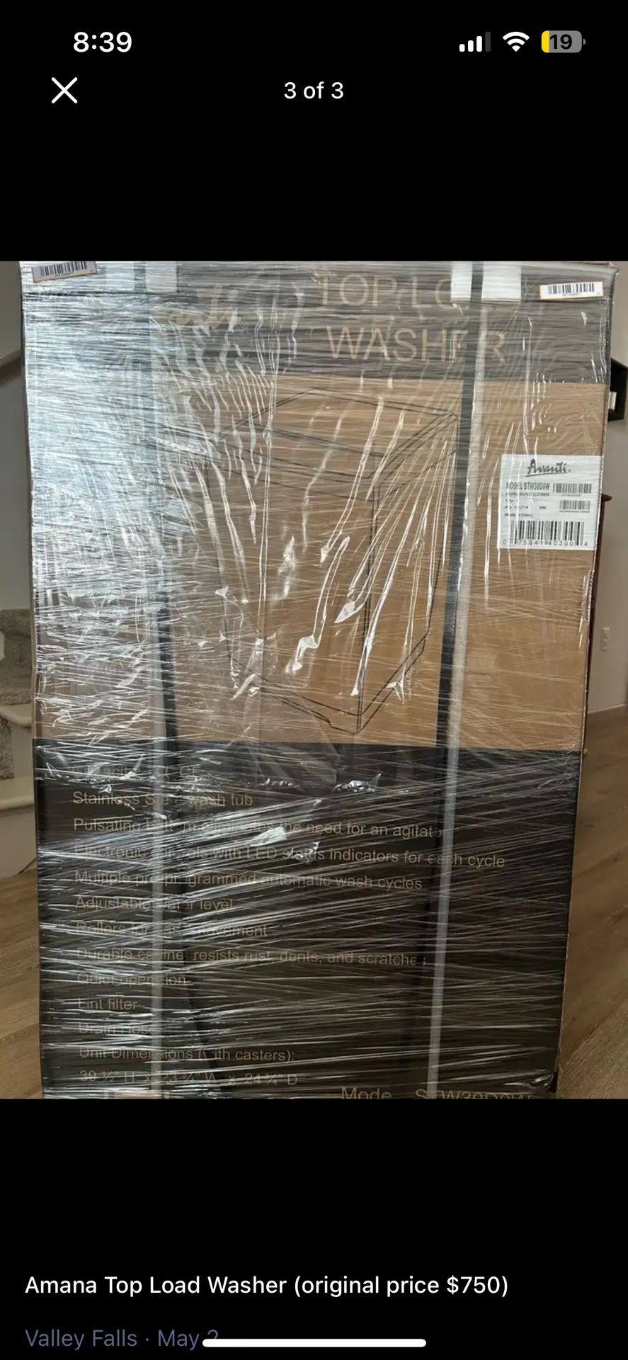 Brand New Washer (Still In Packaging) 