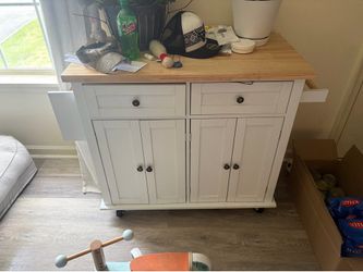 Kitchen island/coffee cart