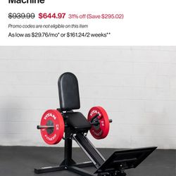 HACK SQUAT - PLAT LOADED LINEAR 