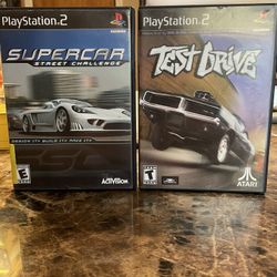 PS2 Testdrive & Supercsr with manuals
