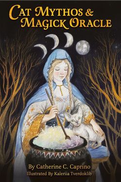 Beautiful Cat Oracle Deck in Collectible Box:45 Cards and 104~Page Guidebook
