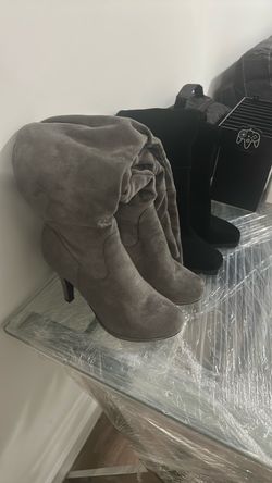 2 knee high winter fashion boots
