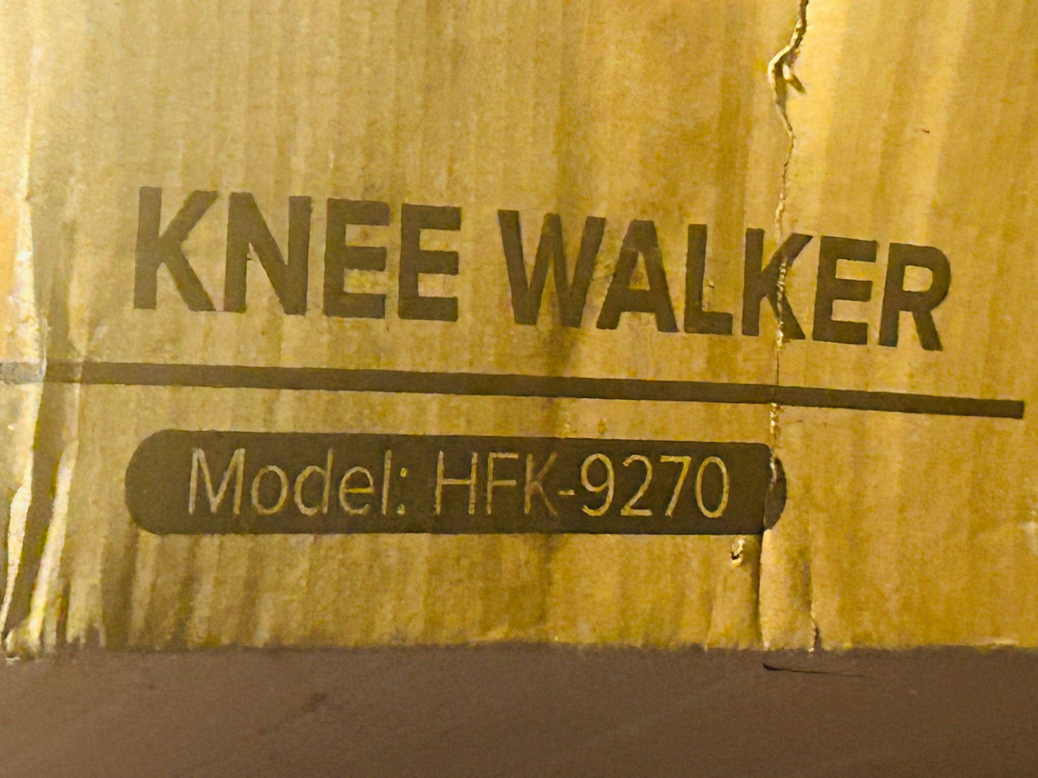 Brand New Knee Walker With Storage By Linker Co