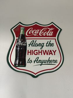 Men Cave Decoration Coca-Cola Metal Sign 12x12