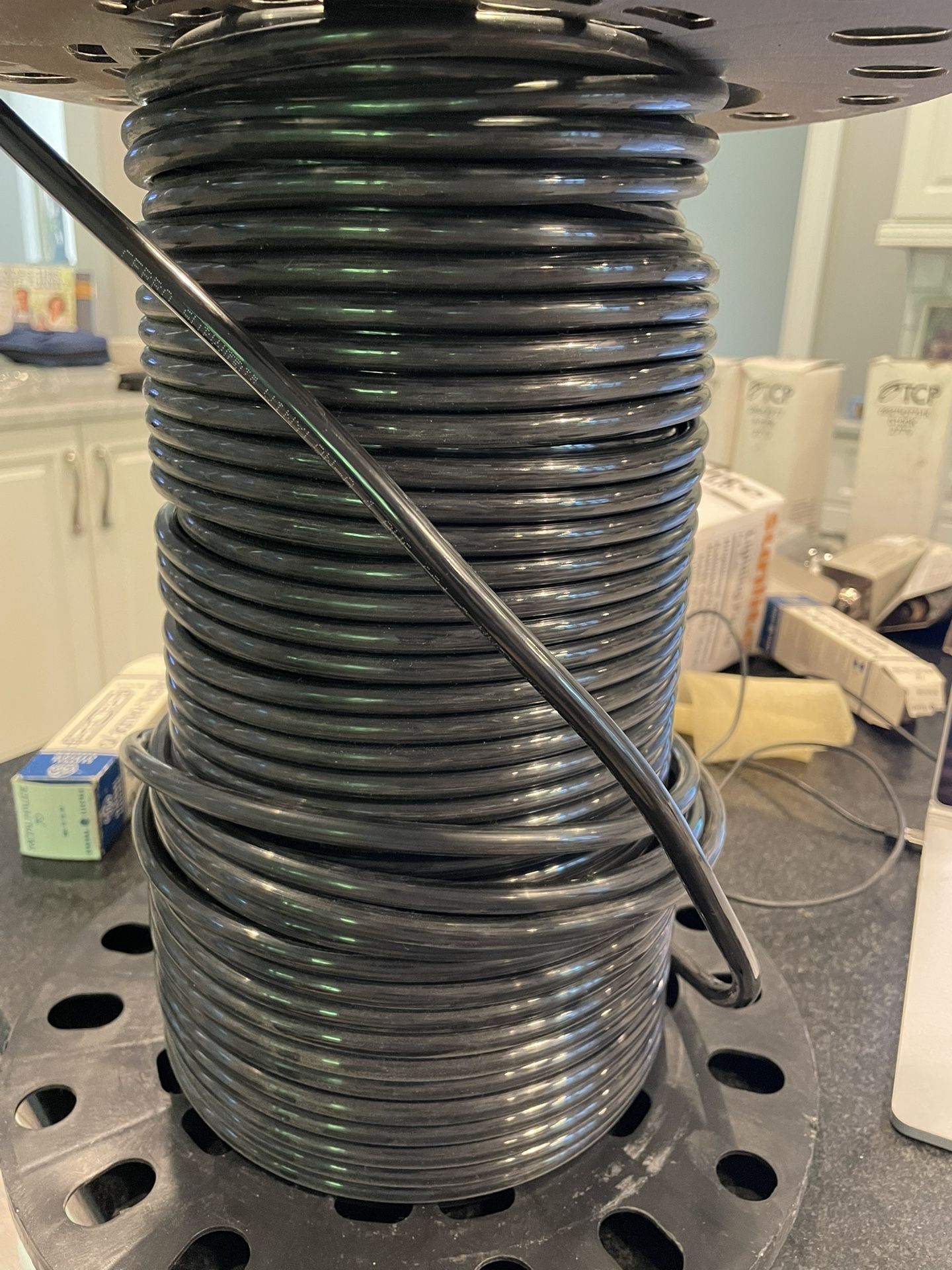 150 ft.+ 4 Gauge Black Stranded Copper THHN Wire
