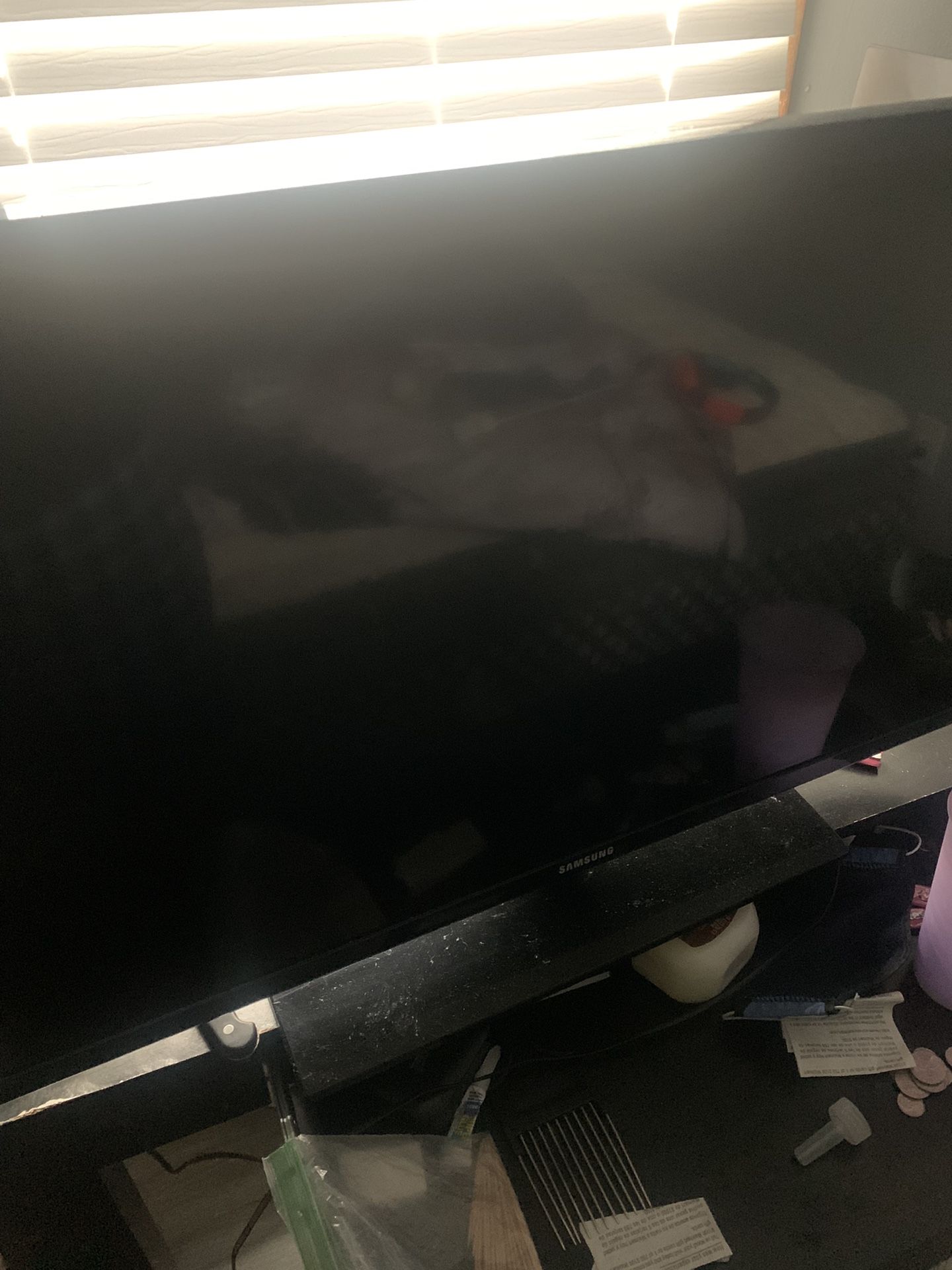 Samsung TV with remote