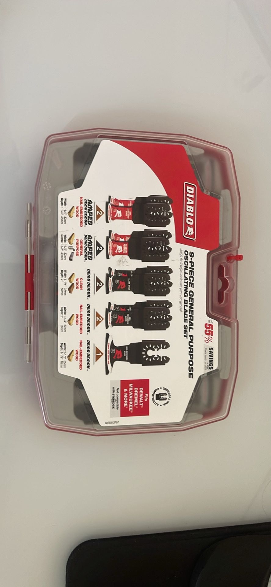 Diablo 9-piece General Purpose Oscillating Set