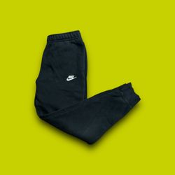 Nike sportswear club fleece tapered sweatpants black men’s small 