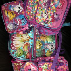 Shopkins Backpacks, Lunch Bag, Purse, And Wristlet