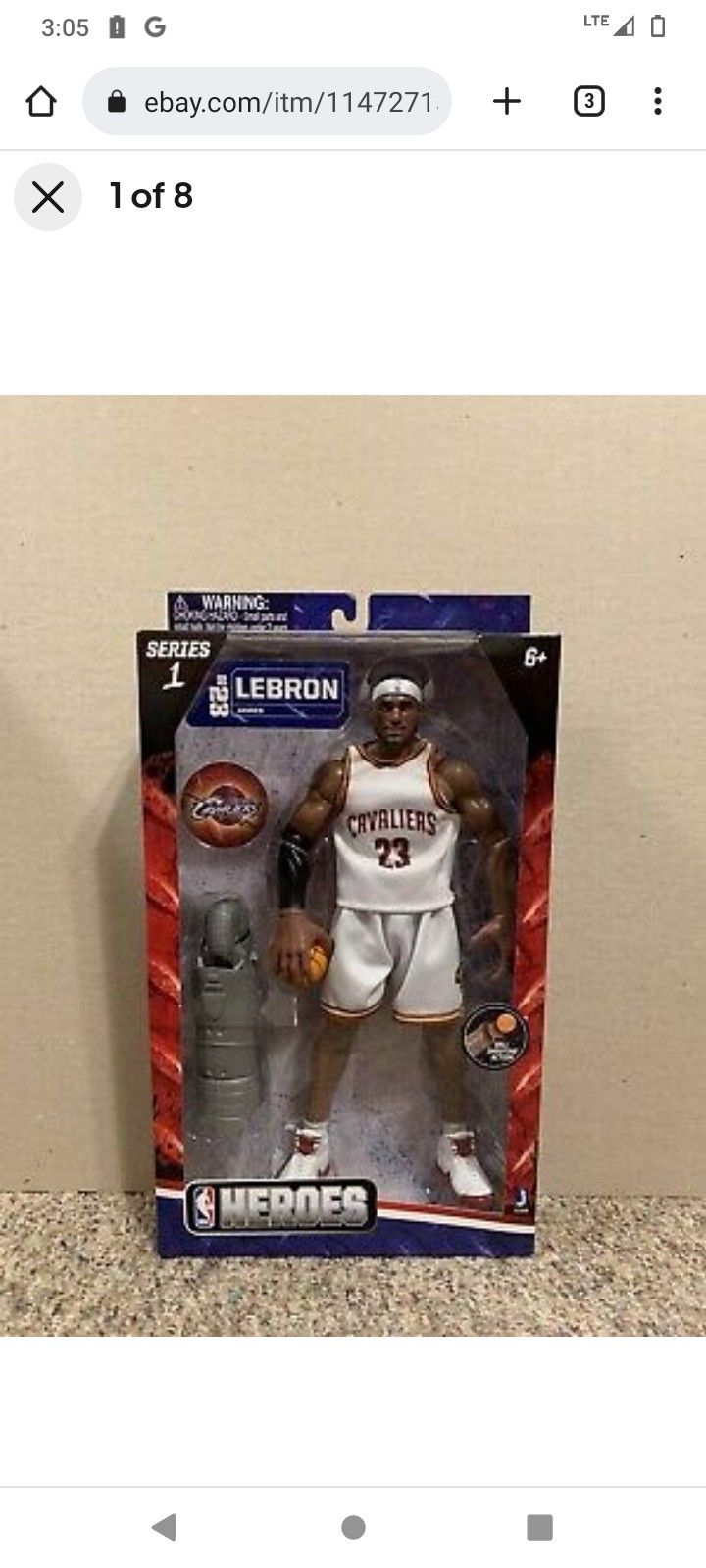 Heroes Labron James Action Figure