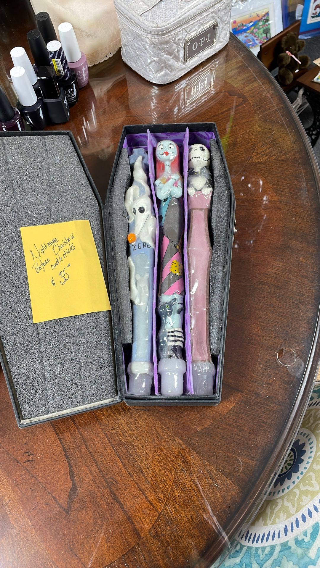 Halloween Decor, Nightmare Before Christmas Candlesticks