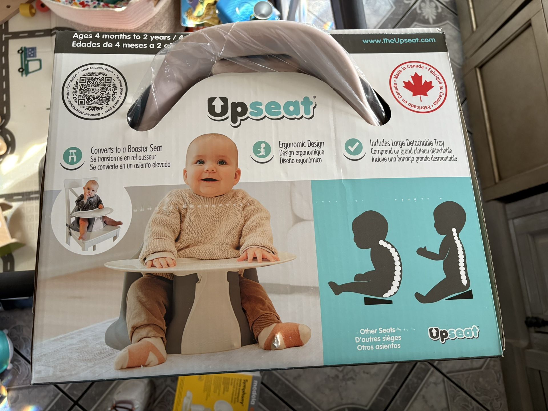 Upseat /Ergonomic Booster Seat With Tray