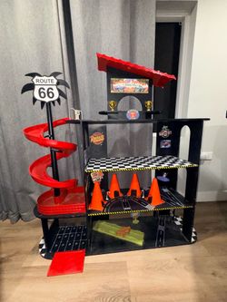 Pixar Cars themed garage