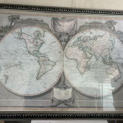 A1808 New Map of The World with Captain Cook's Tracks by Laurie and Whittle best offer