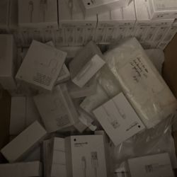 About 100 iPhone Chargers 3 &6 Foot & Boxes