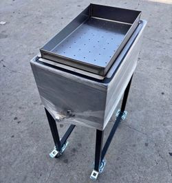 vaporera para Tacos Al Vapor 12 × 24 de acero inoxidable incluye manguera con regulador