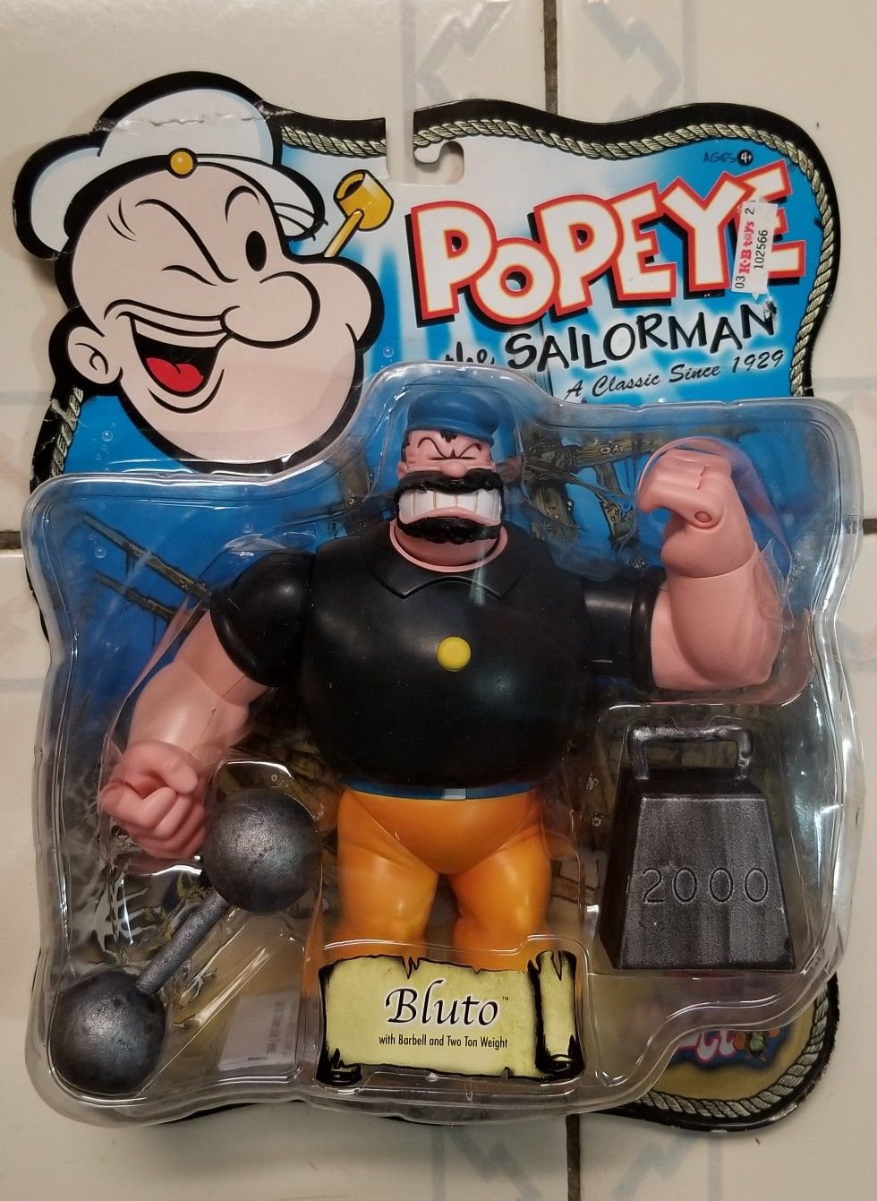 Popeye Collectible Action Figure Bluto by Mezco