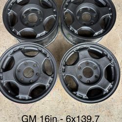 General Motors - 16in 6x139.7 OEM Wheels