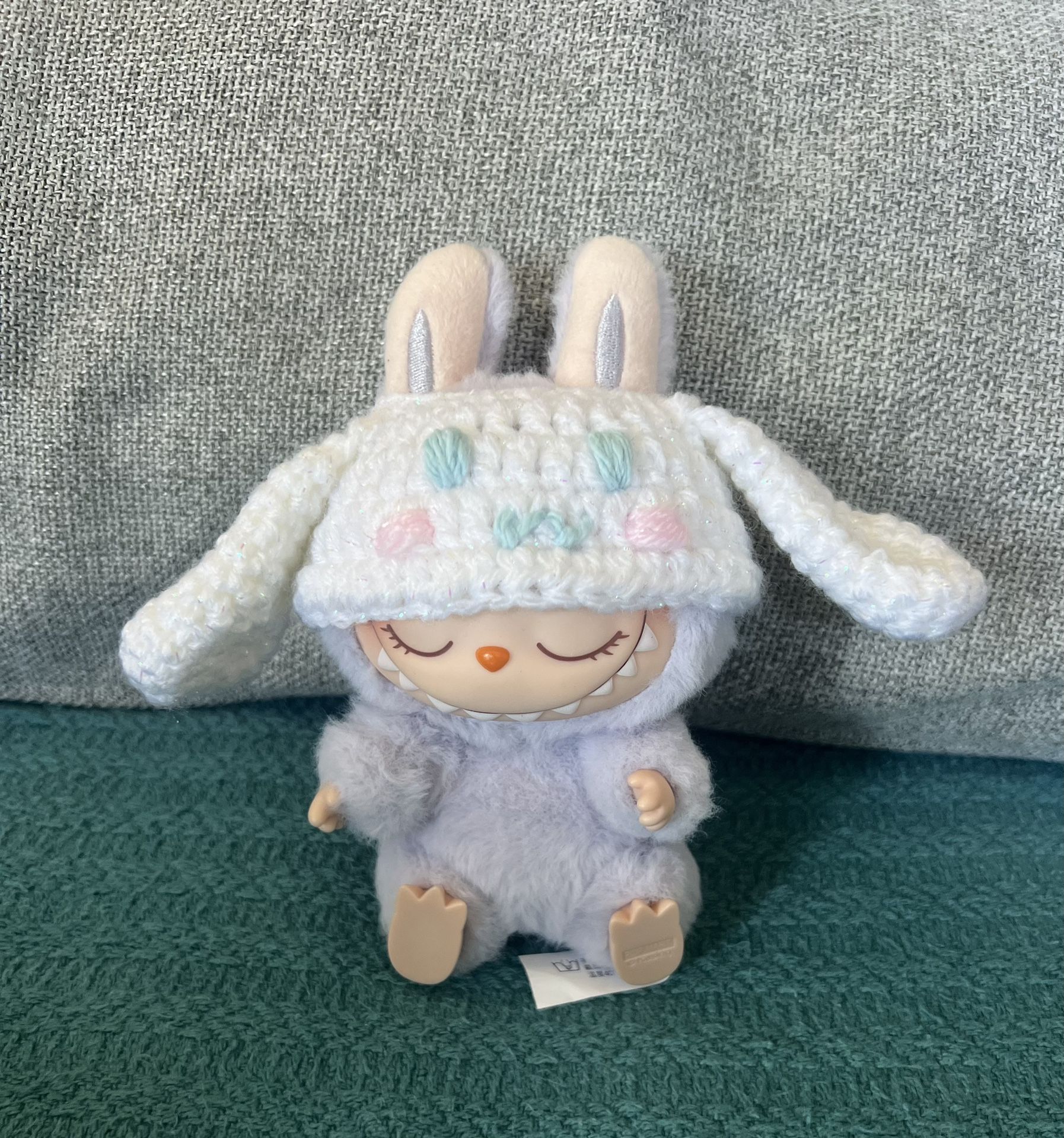 Crochet Cinamoroll Hat For Labubu