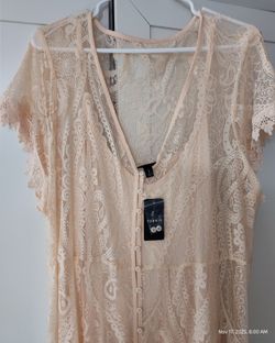 Torrid Lace Maxi Dress Short Sleeve