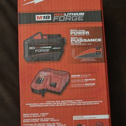 *Price Firm* M18 12.0 Forge Battery and Rapid Charger Milwaukee