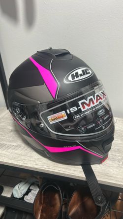 HJC Motorcycle Helmet! NEW!! Black and Pink
