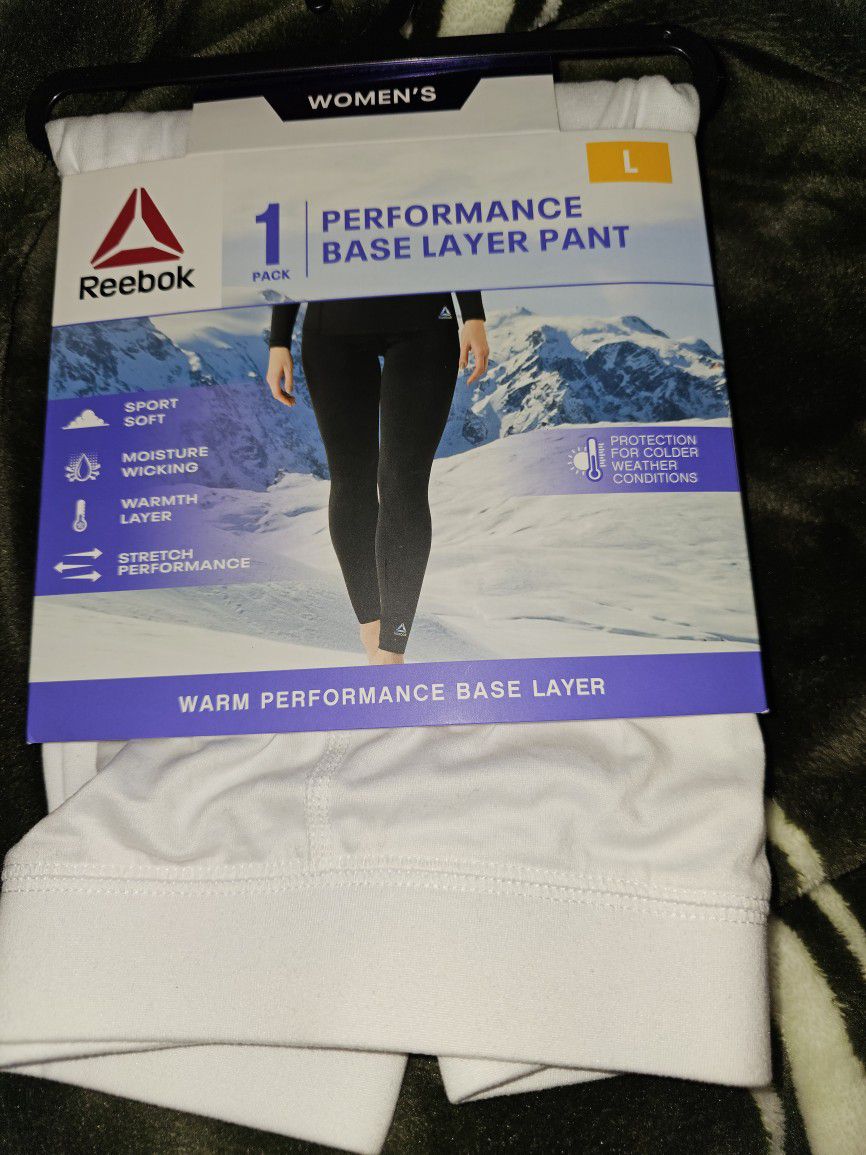 Womens Size Medium Large OR XL Reebok Base Layer Pants