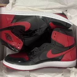 Size 13 Jordan 1 High Retro Patent Bred