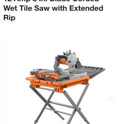 Ridgid Tile Saw Table 