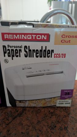 Paper shredder, new in box