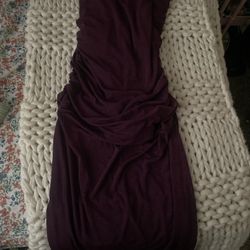 purple maxi dress