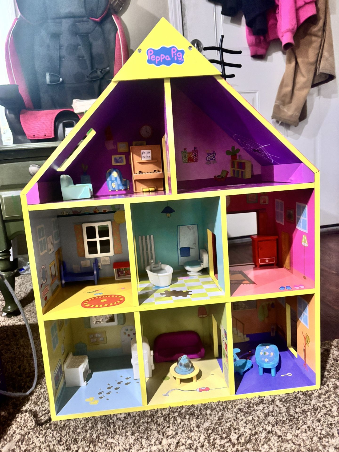 Peppa Pig Wooden Deluxe Playhouse