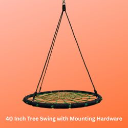 40 Inch Tree Swing with Mounting Hardware